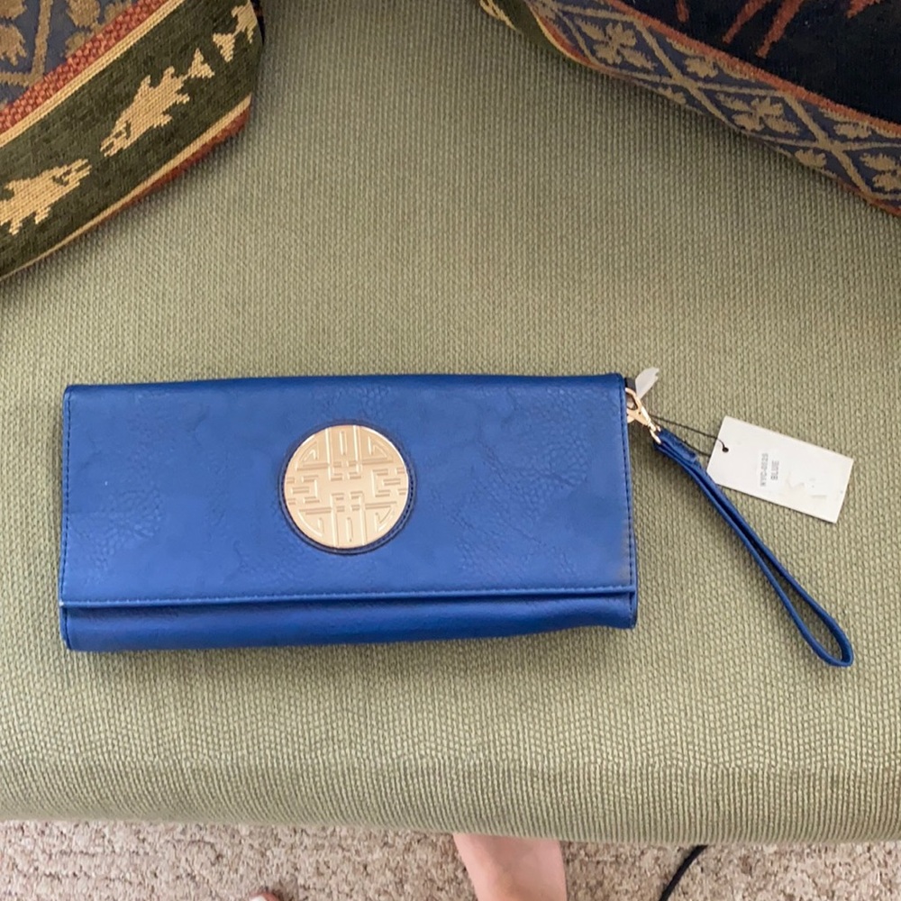 Blue Crossbody/Clutch Bag